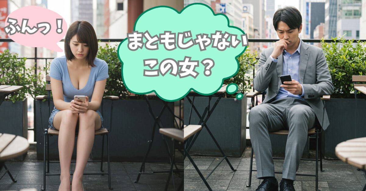 悩んでいる男女