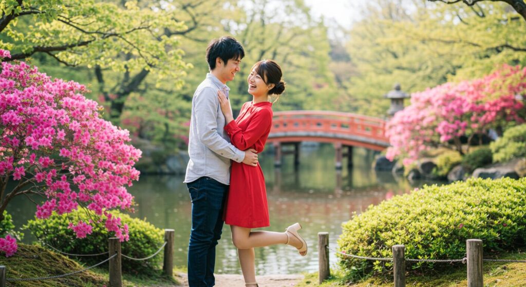 仲良しカップル