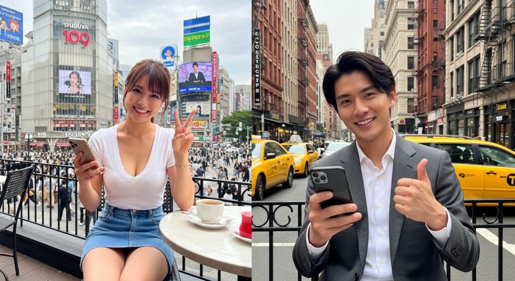 ラインで成功したカップル