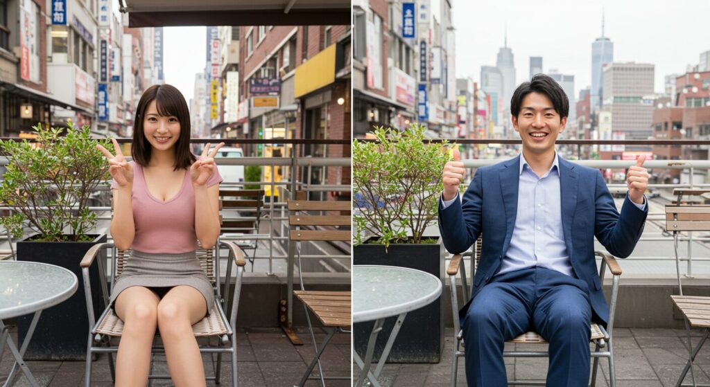 仲良しカップル