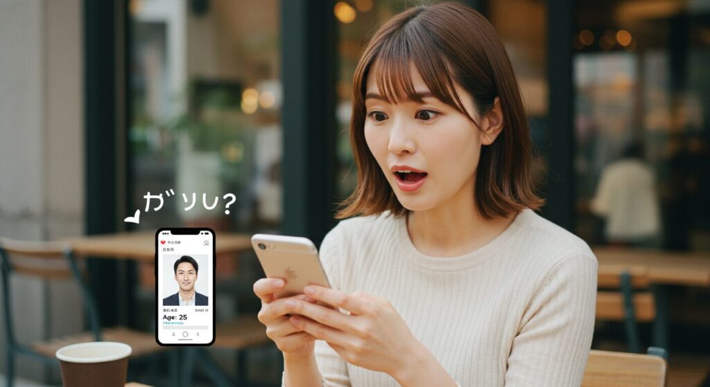 ラインで相談している男女